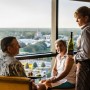 Waitress with wine bottle, couple dining with view of the Magic Kingdom. | California Grill | Disney World