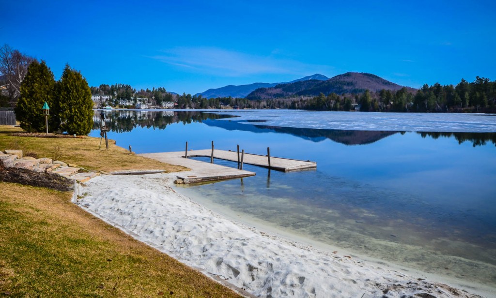 Golden Arrow beach on Mirror Lake. | Lake Placid | New York | Adirondacks