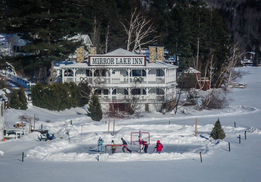 Mirror Lake Inn in Winter
