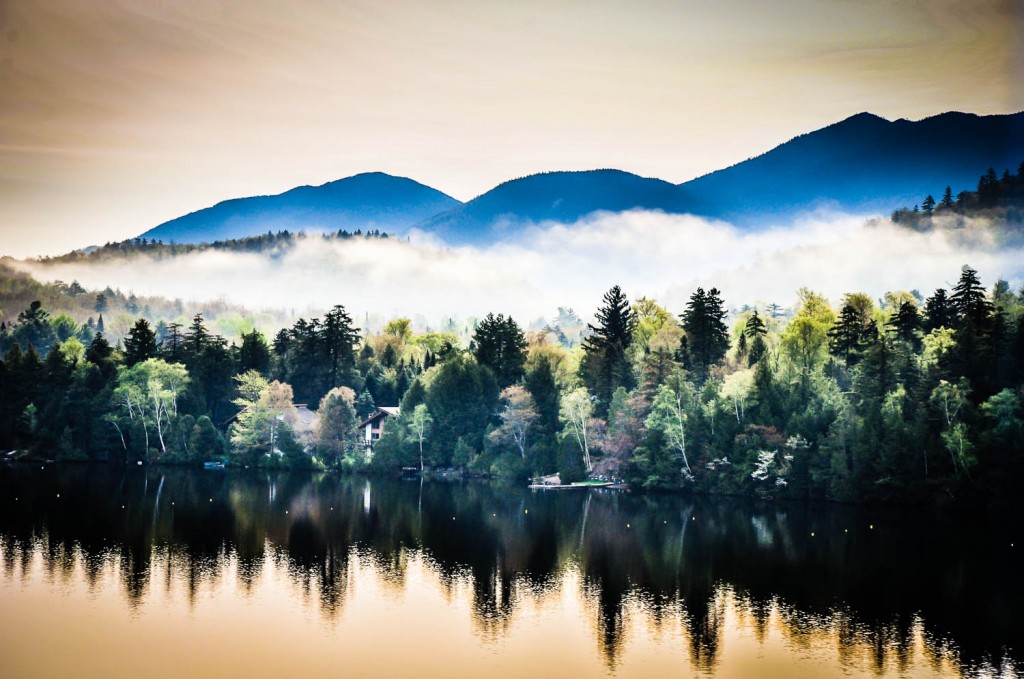 one of the things to do in Lake Placid NY kayak on Mirror Lake