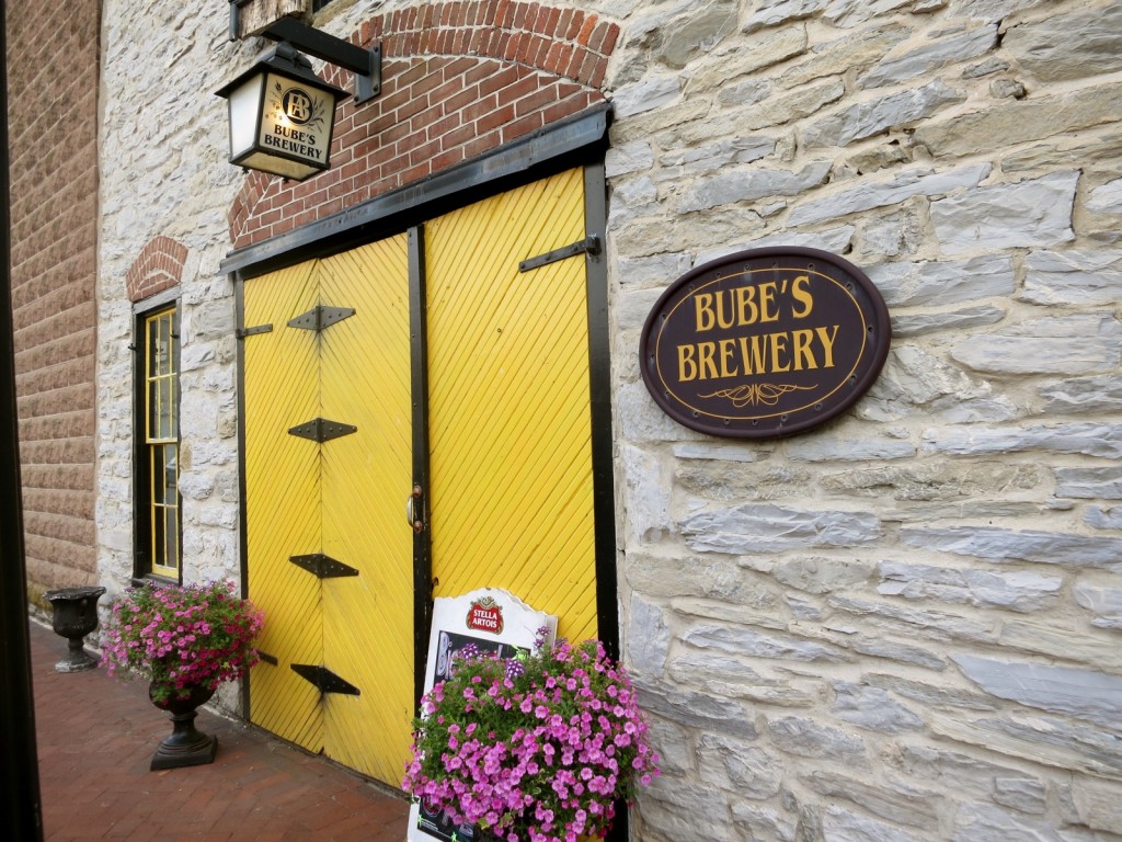 Front door of oldest operation Brewery in US, Mt. Joy, PA