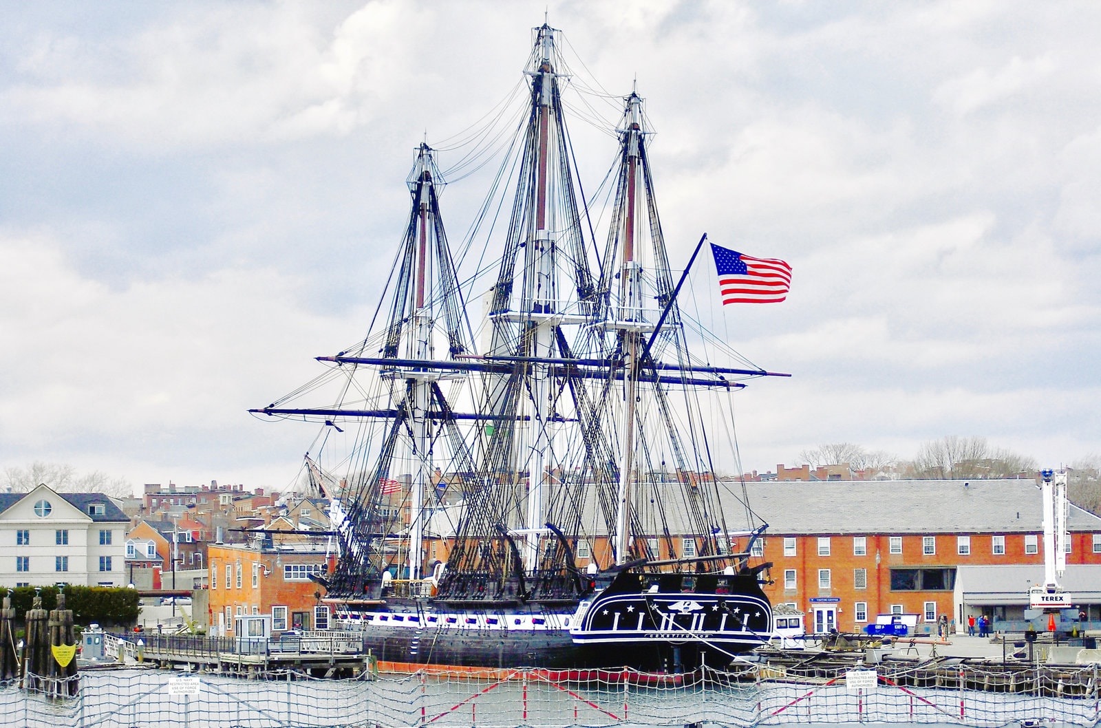 USS Constitution in Charletown Naval Yard Boston