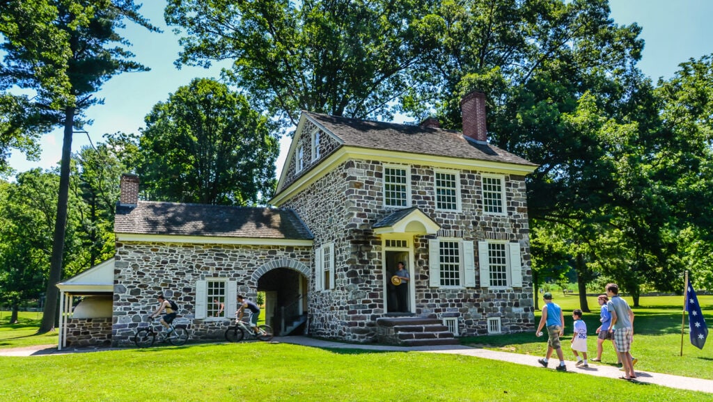 Stone building of Washingtons Headquarters at Valley Forge National Historical Park