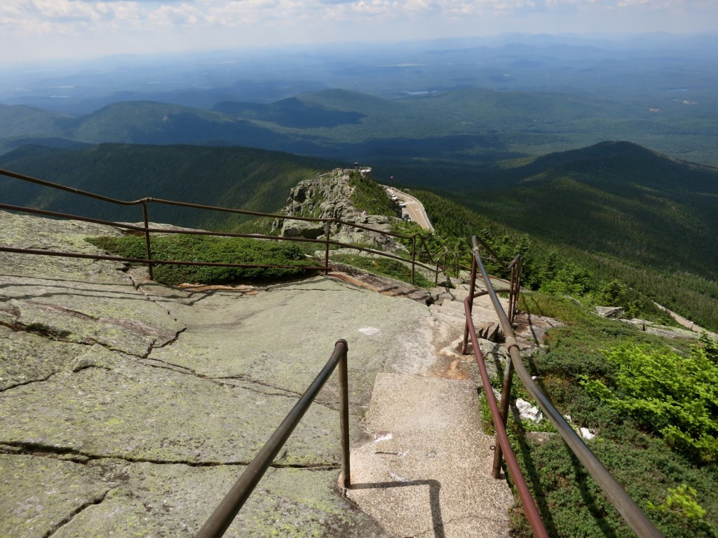 On top of the rocks; Whiteface Veterans Memorial Highway in the Adirondacks