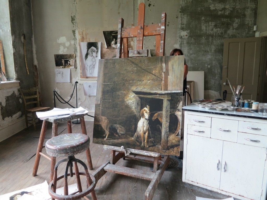 Wyeth Studio Interior display