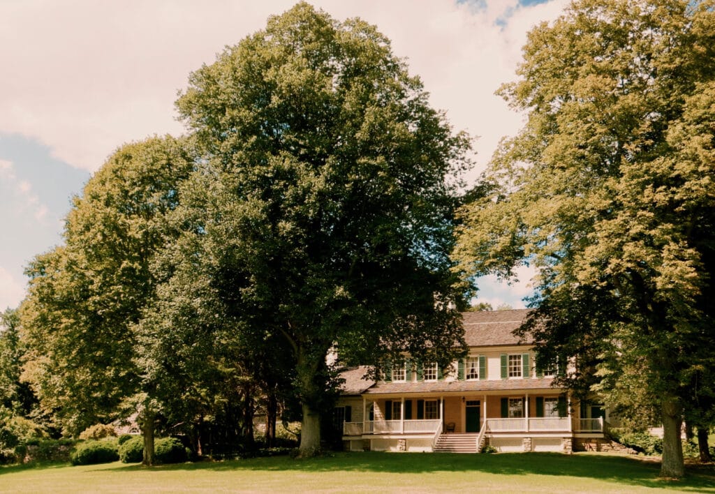 Exterior view of John Jay Homestead Katonah NY