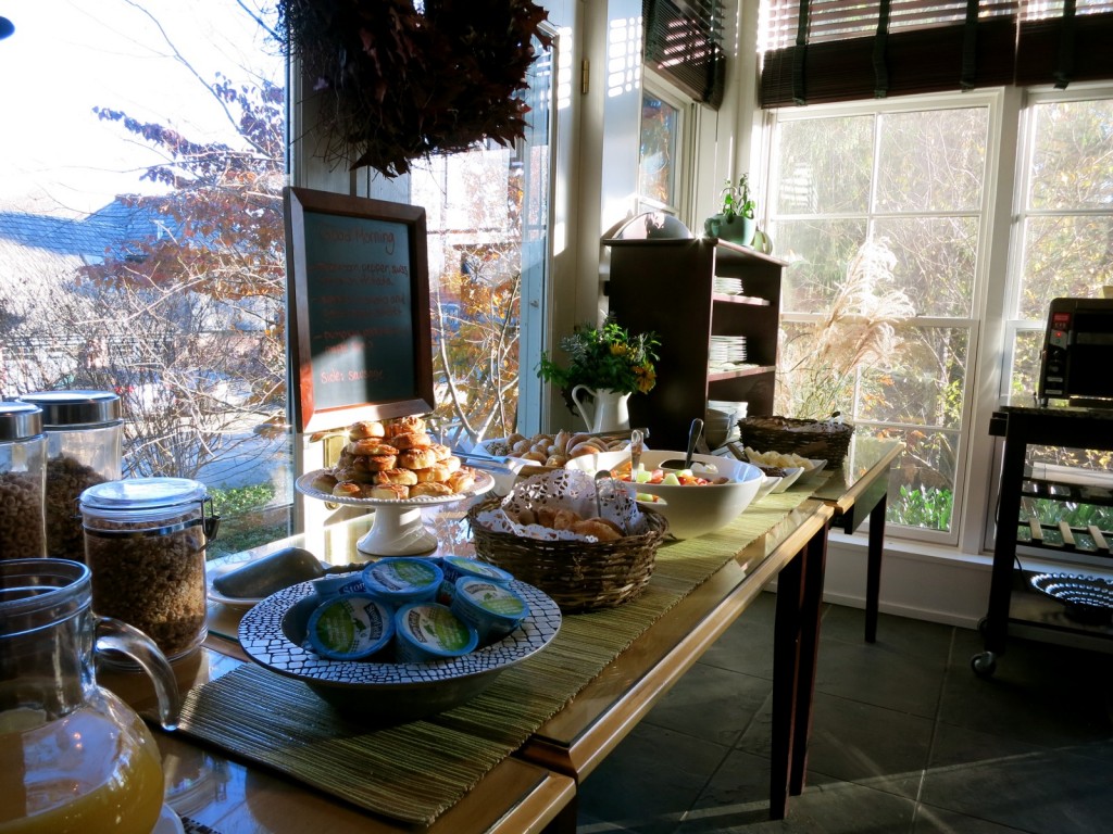 Breakfast at Buttermilk Falls Inn, Milton NY