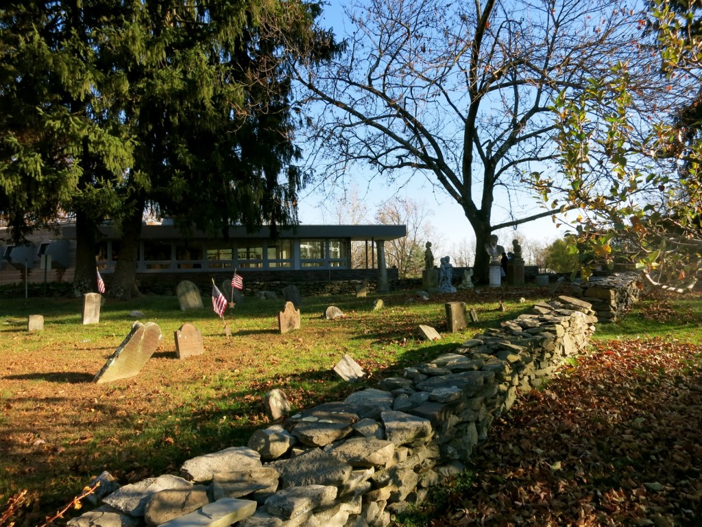 1700s Cemetery on property of Buttermilk Falls Inn, Milton NY in Hudson Valley