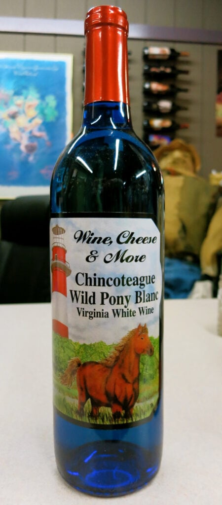 Bottle of Chincoteague Wild Pony Blanc 