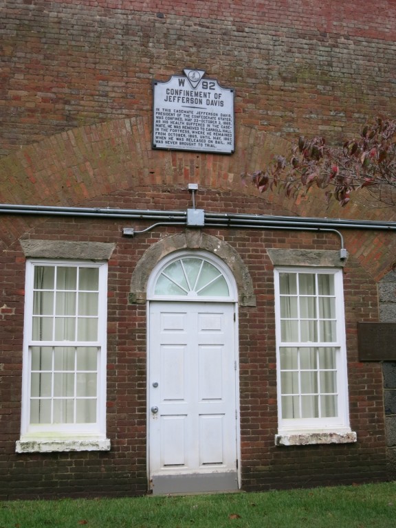 Jefferson Davis's Cell at Fort Monroe, Hampton VA