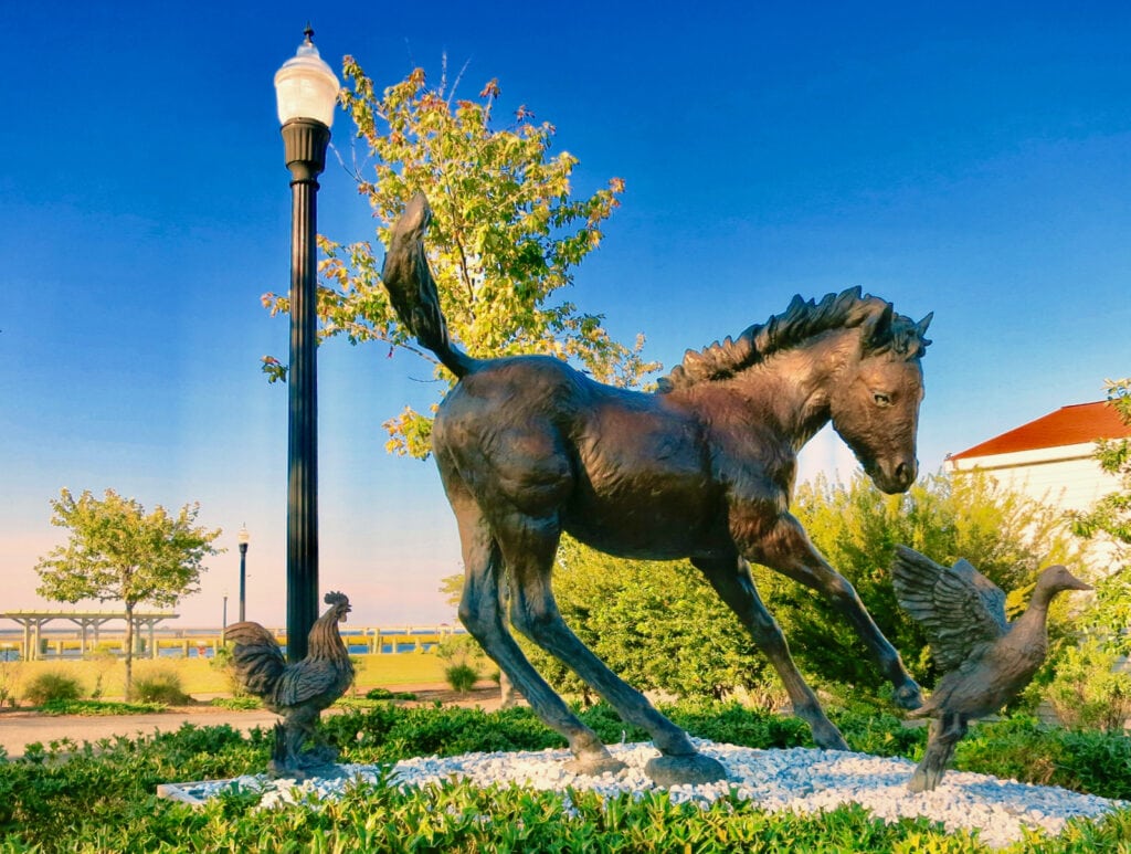 Pony Statue Chincoteague VA