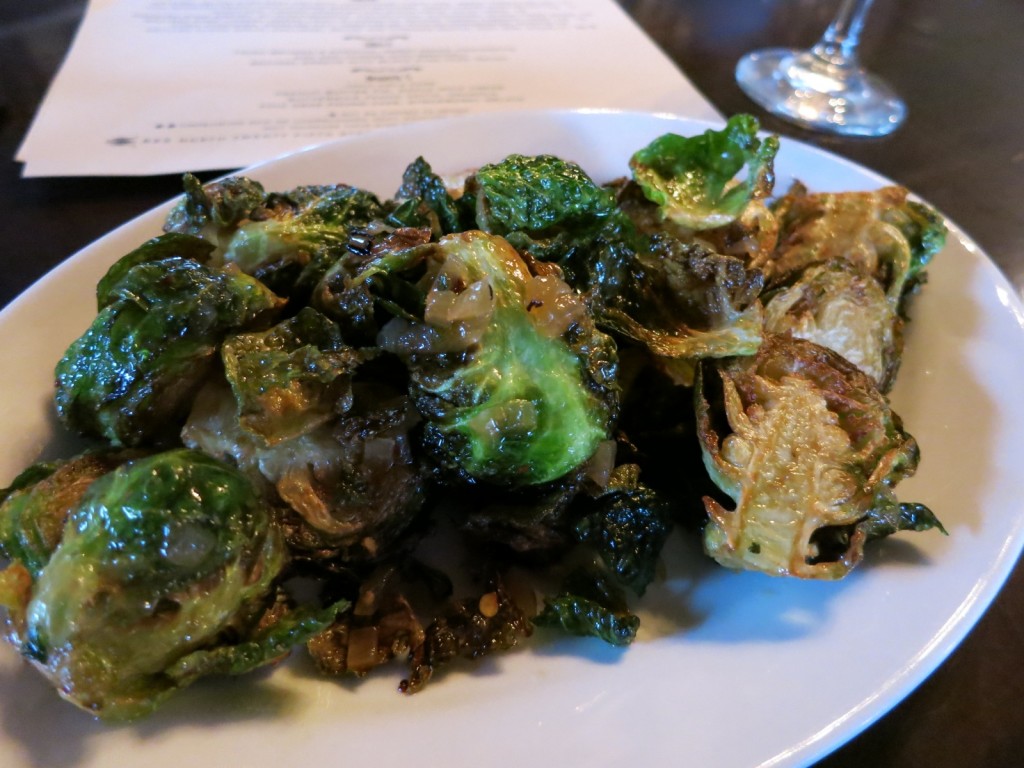 Roasted Brussels Sprouts, The Roosevelt Restaurant, Richmond VA