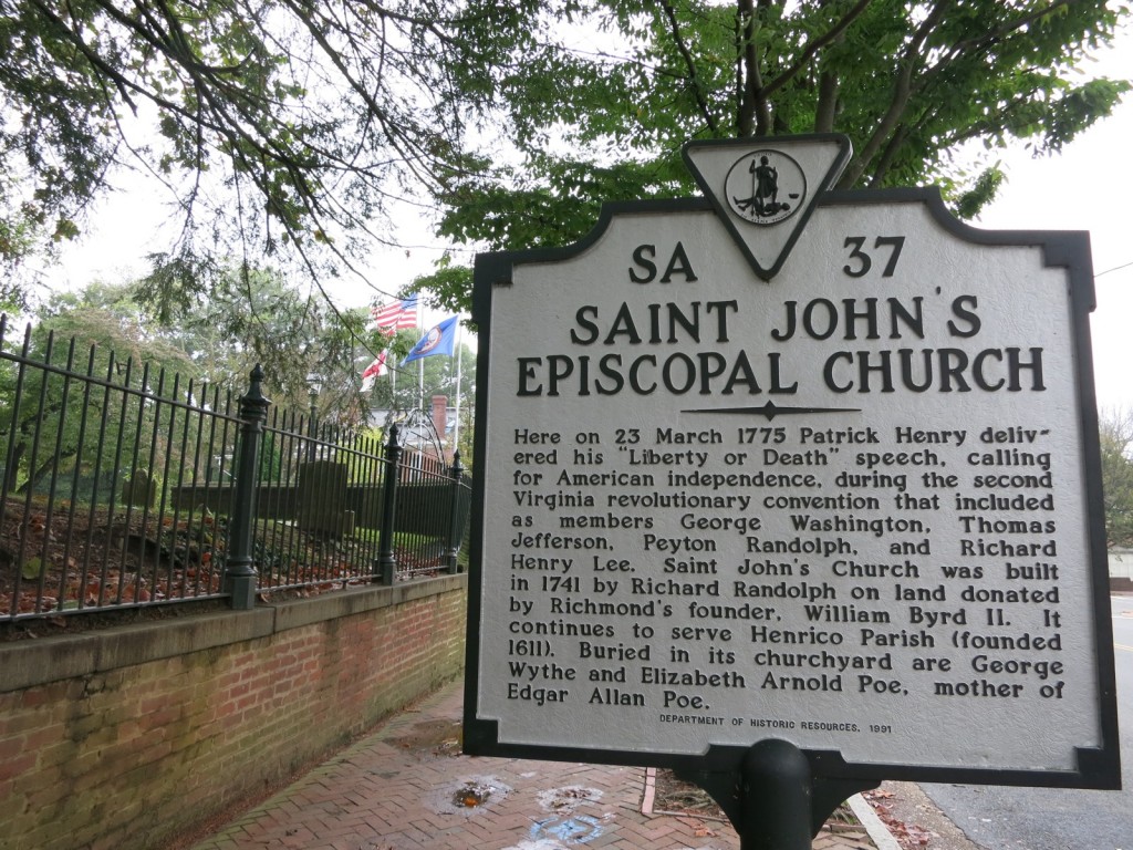 St. Johns Church, Give Me Liberty of Give Me Death Speech, Richmond VA