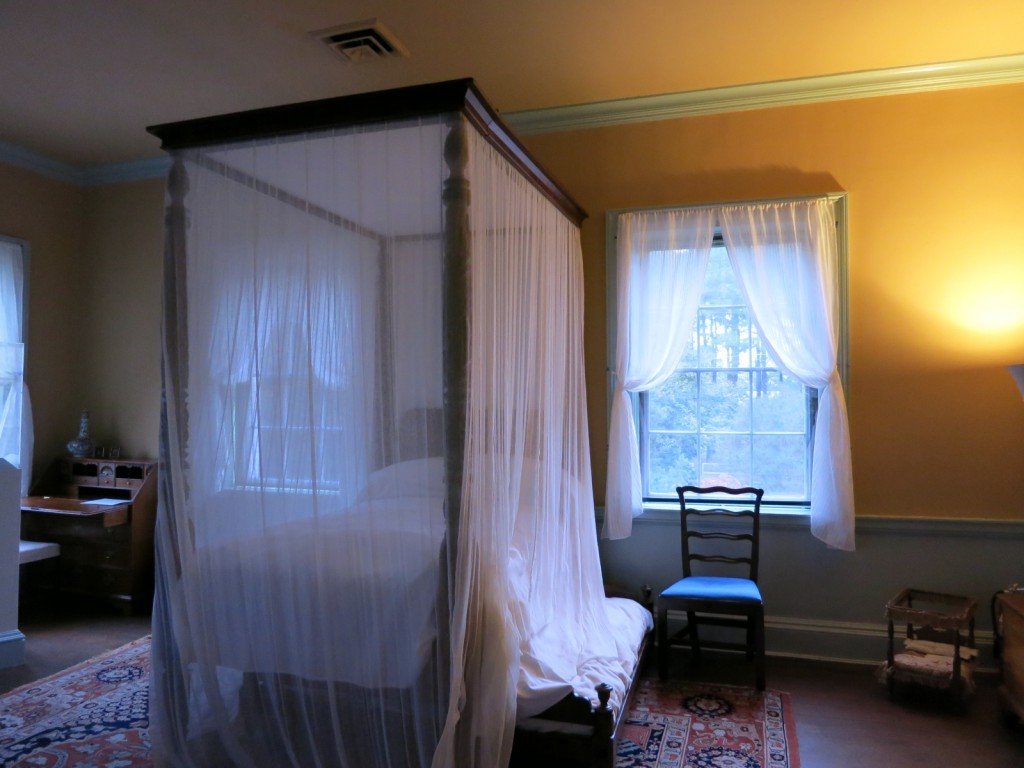 Original 4-poster and trundle bed at Ker House, Onancock VA