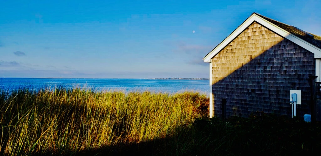 N. Truro beachfront scene Cape Cod MA