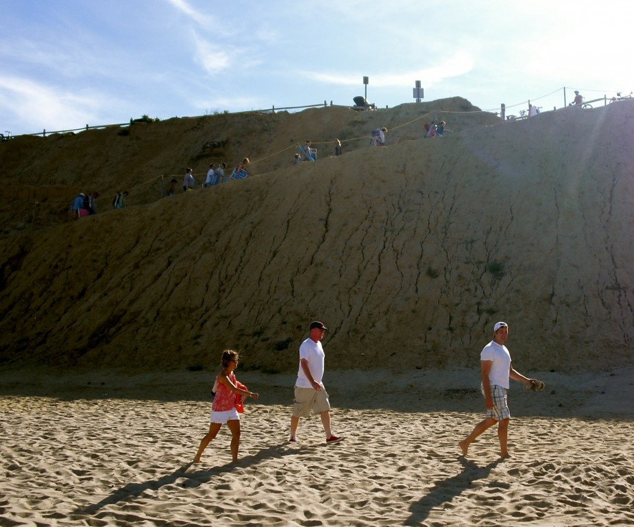 The Hike Up and Down to Cahoon Hollow Beach, Wellfleet MA