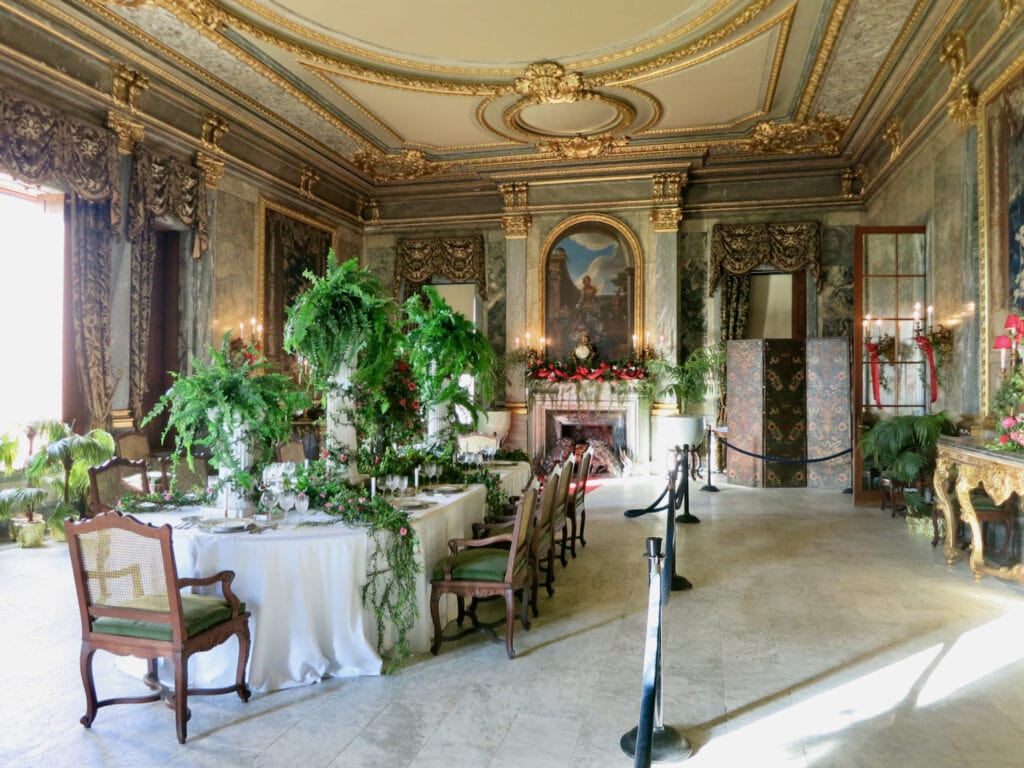 Dining room at Staatsburgh State Historic Park NY