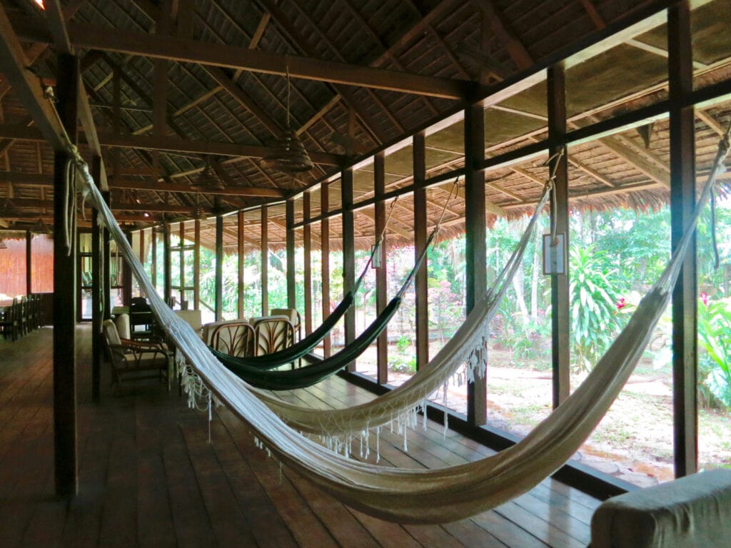 Hammocks Sandoval Lake Lodge Peru