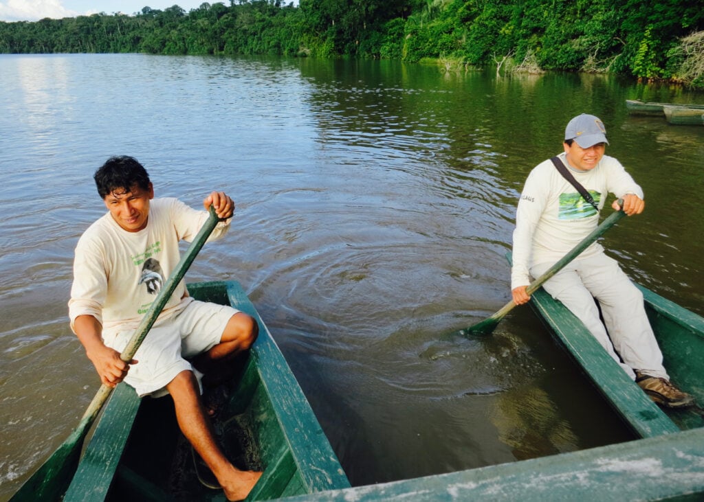 Sandoval Lake Transportation Peru