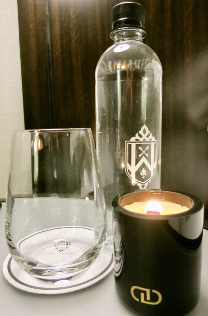 WestHouse Hotel Turn Down Candle NYC