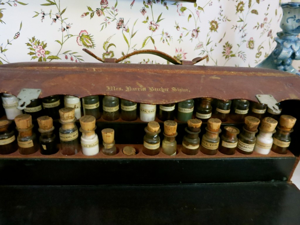 Harriet Beecher Stowe's portable medicine cabinet, Stowe Center, Hartford CT