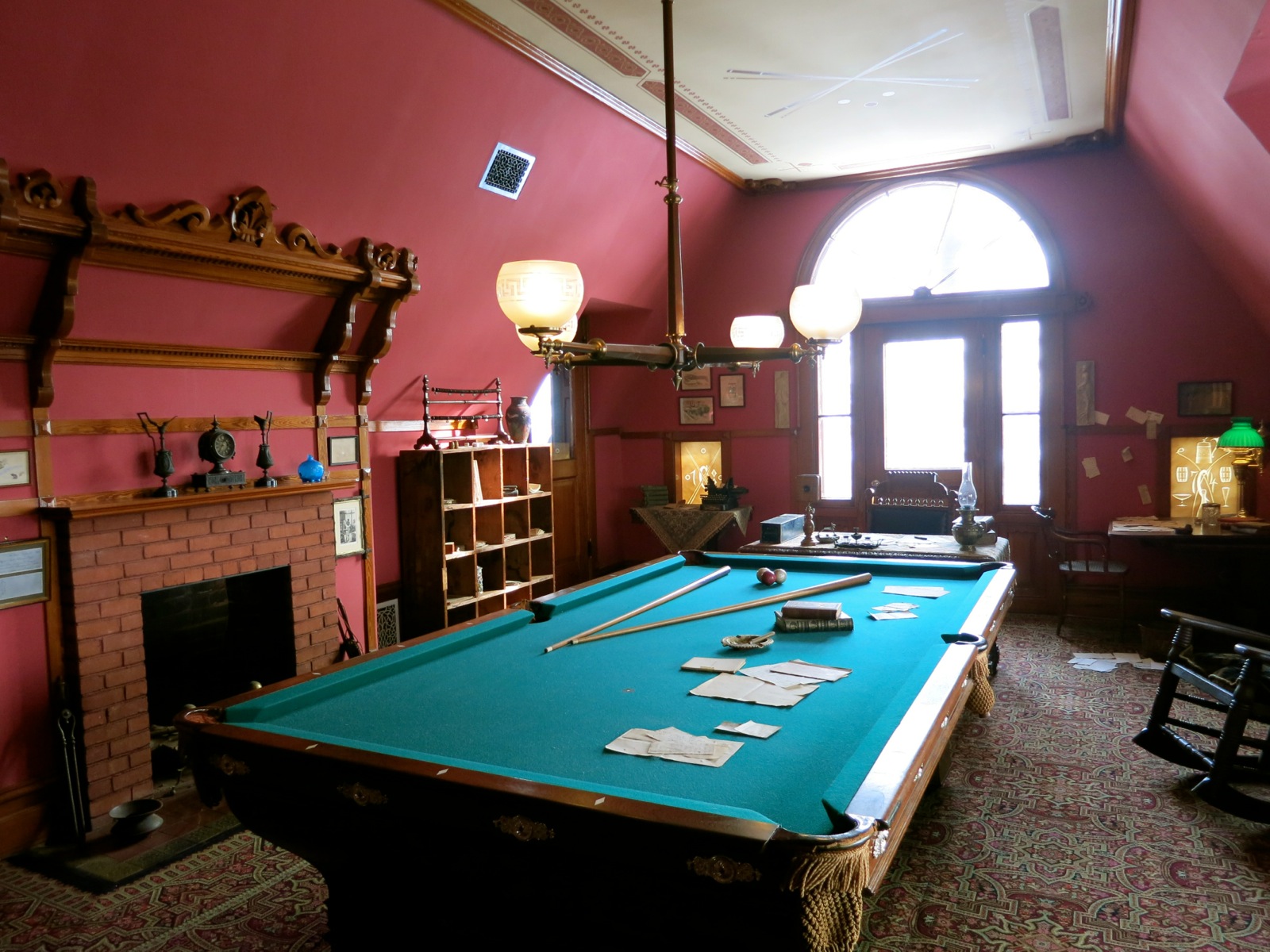 Billiard Room Mark Twain Home Hartford CT