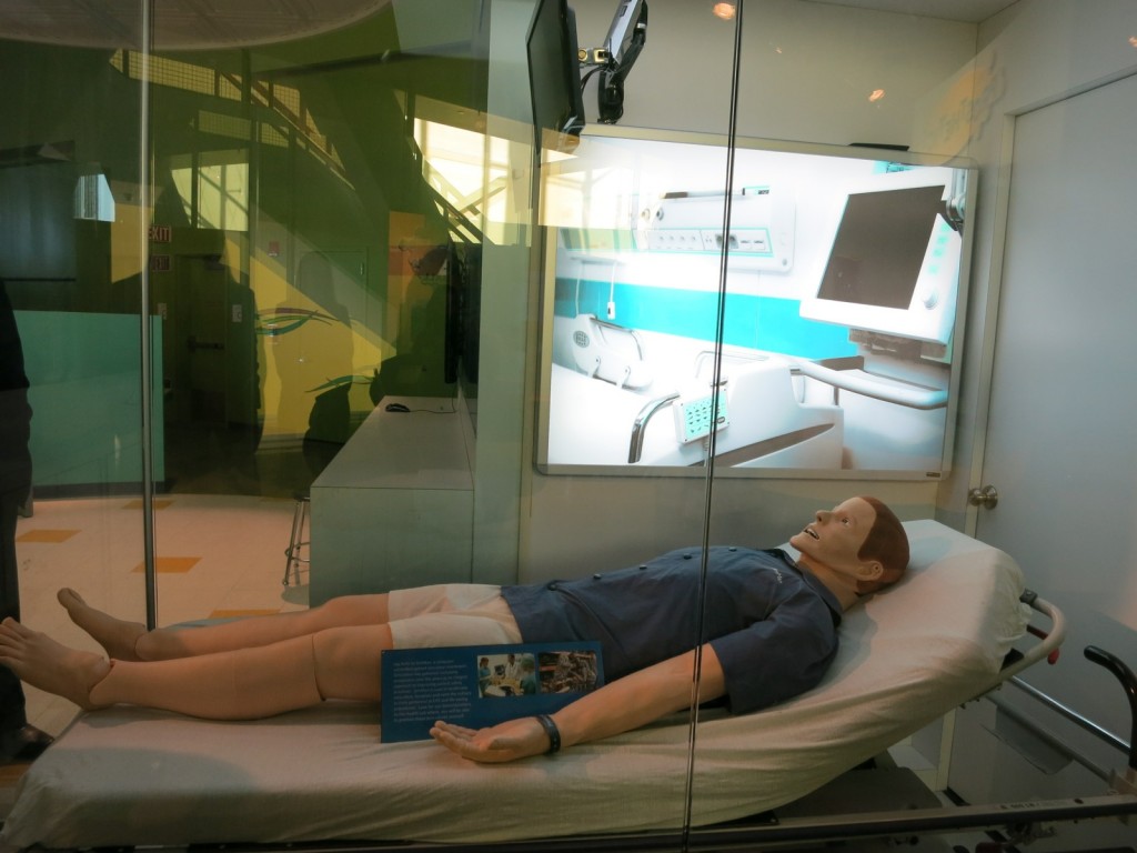 Sim Man, Connecticut Science Center, Hartford CT