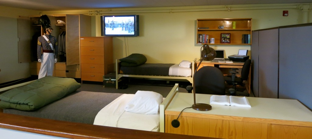 Re-creation of Cadet Dorm Room, West Point Military Academy NY