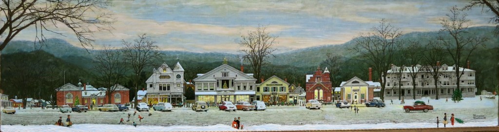 Stockbridge Main Street by Norman Rockwell, Norman Rockwell Museum, Stockbridge, MA