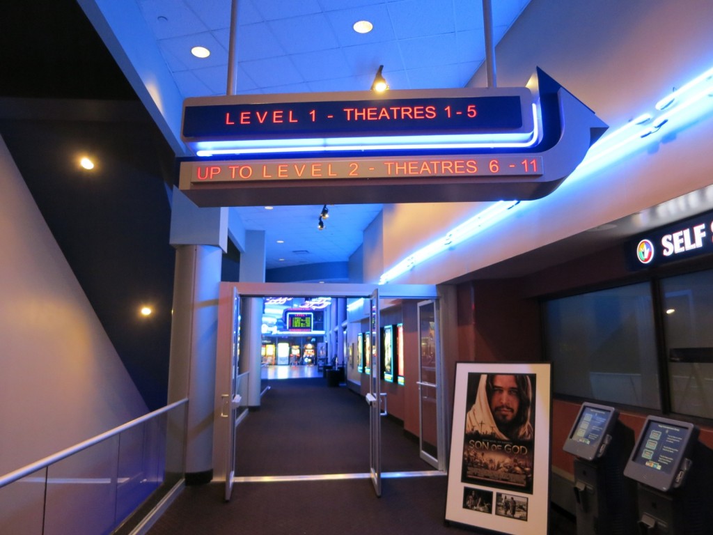 Regal Cinema Downtown NYC from Conrad Hotell Lobby