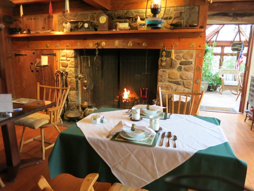 Winter breakfast at the Inn at Bowman's Hill, New Hope PA