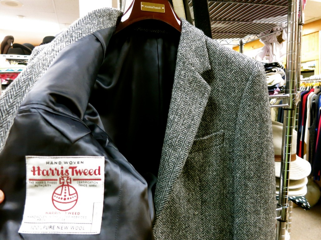 Harris Tweed, at Landau woolens specialty store, Princeton NJ