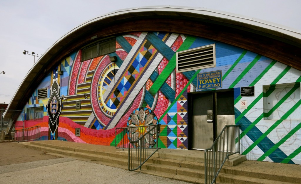 The Jewelry Box, on Towey Center, Mural Arts Tour, Philadelphia PA