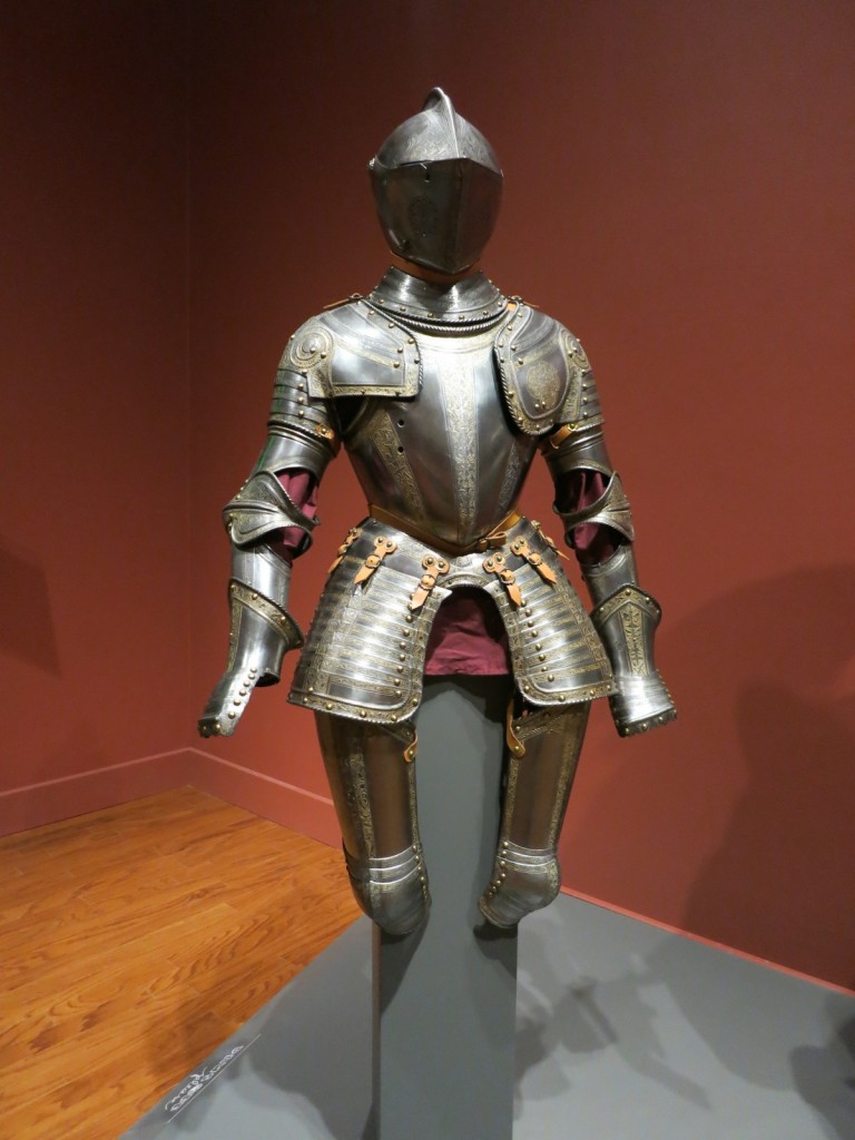 Armor worn by Shakespeare patron, William Herbert, the 3rd Earl of Pembroke, Worcester Art Museum, Worcester MA