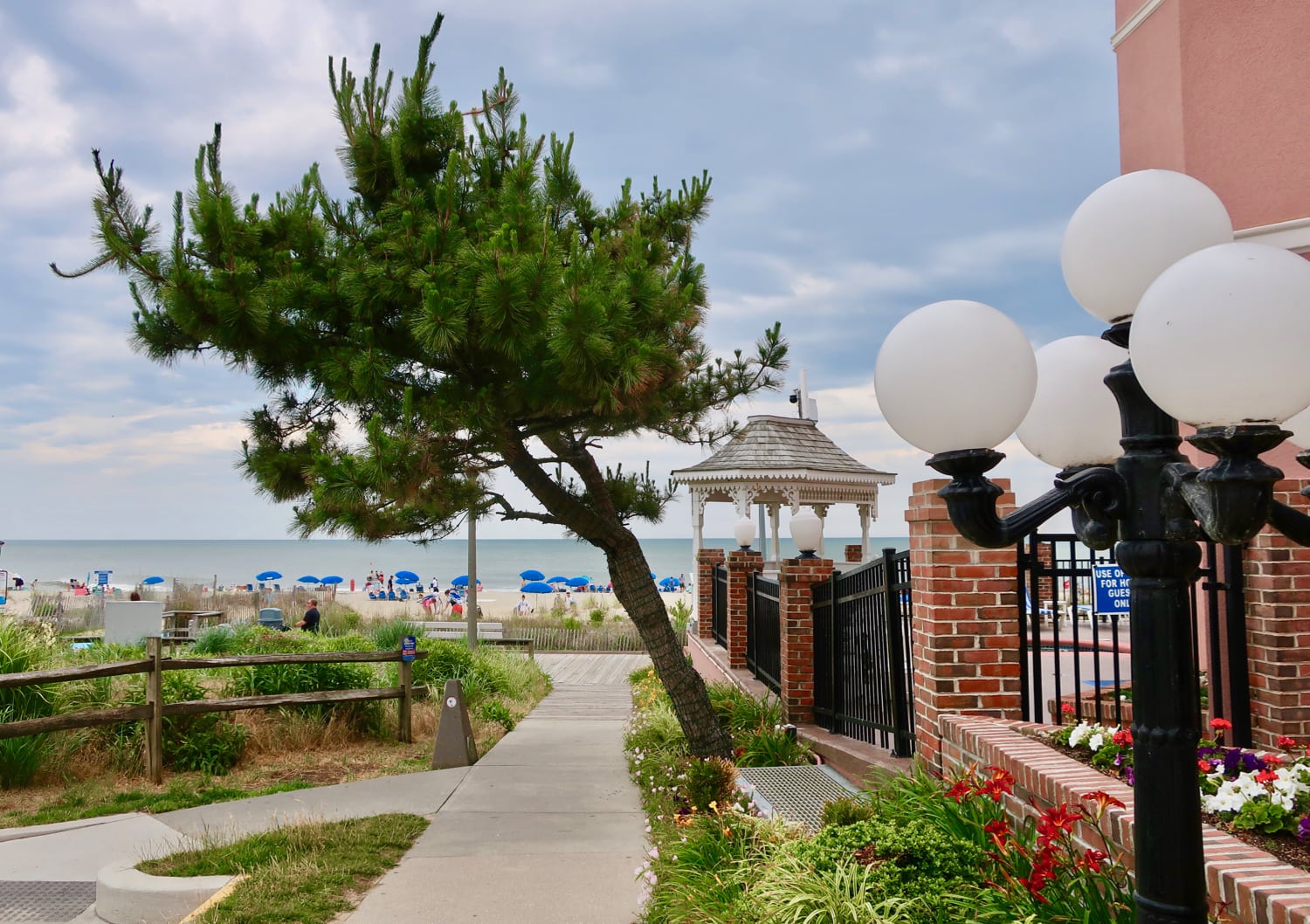 Beach and Rehoboth DE Boardwalk