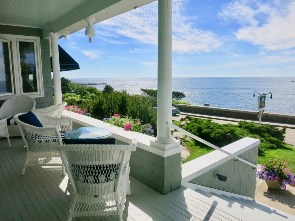 View from the porch Cape Arundel Inn Kennebunk ME