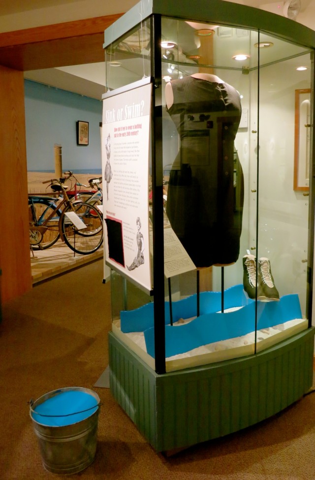How much does an old fashioned bathing suit weigh? Find out at Rehoboth Beach Museum