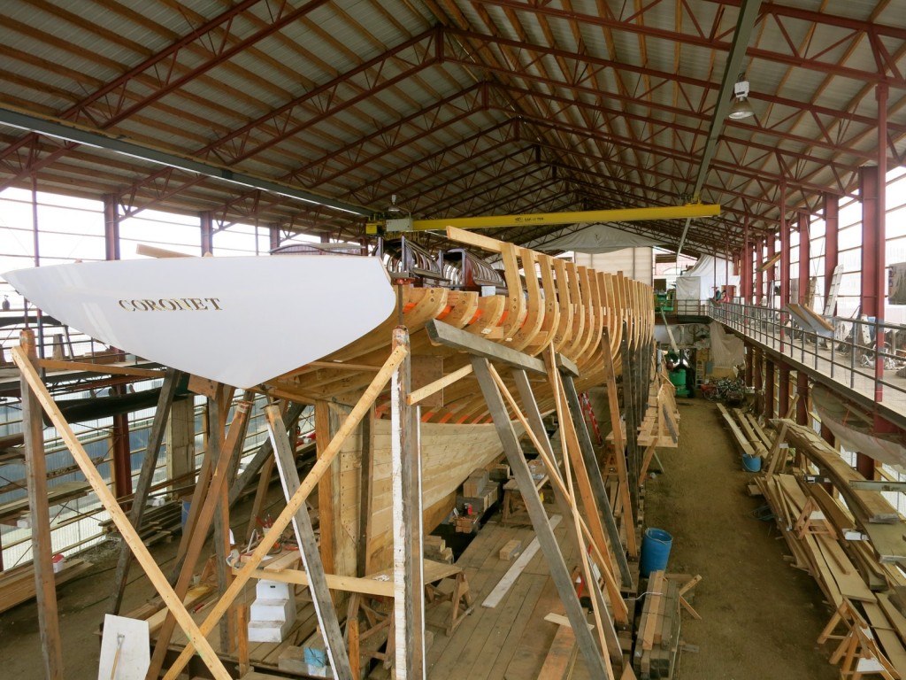 Restoring the Gilded Age yacht, The Coronet, at the International Yacht Restoration School in Newport RI