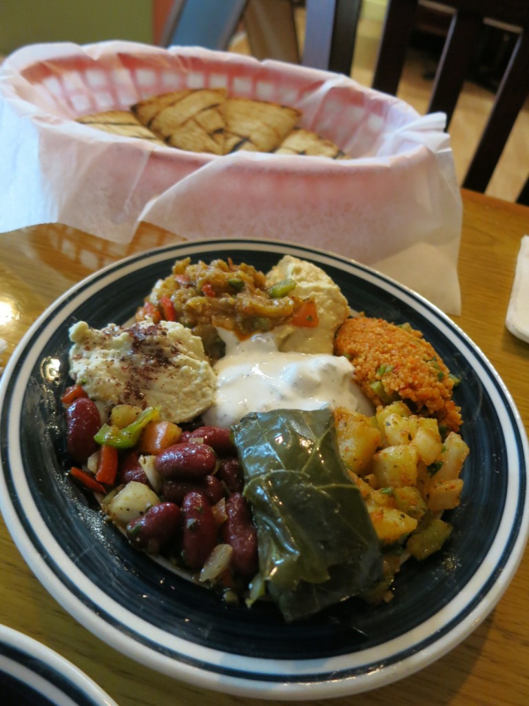 Combo Plate at Semra's Mediterranean Grill, Rehoboth Beach D