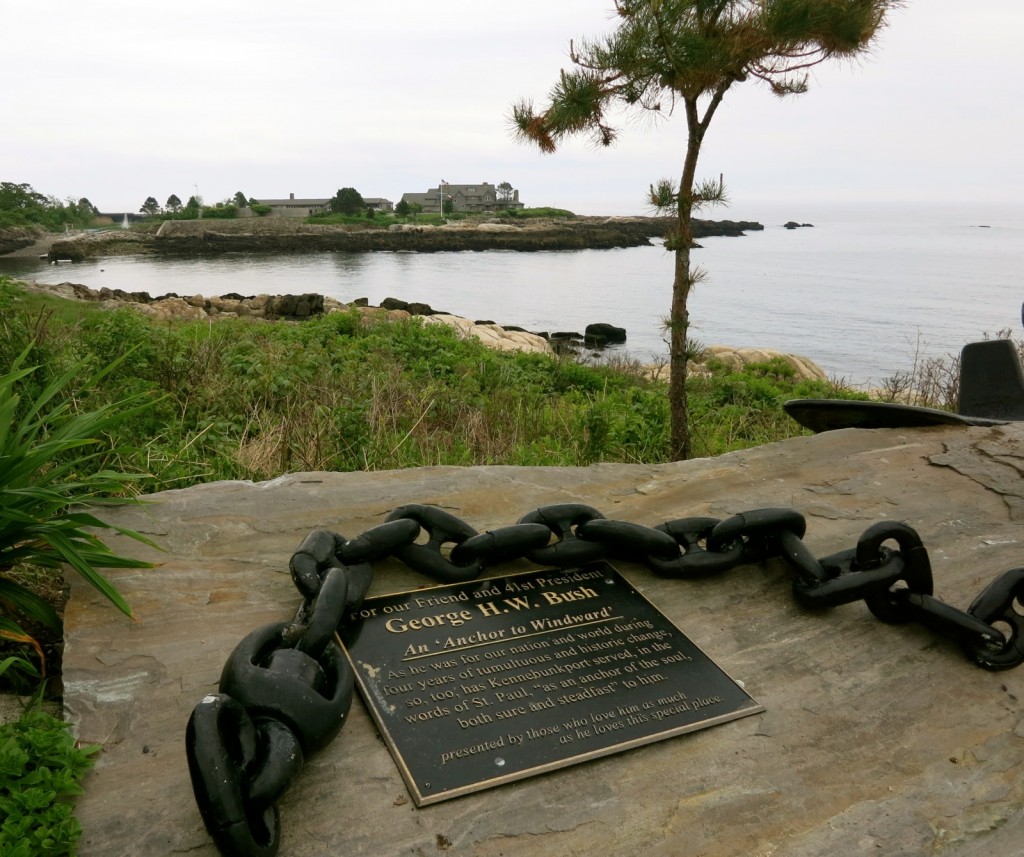 Overlooking Walkers Point, the Bush Summer Home, Kennebunkport ME