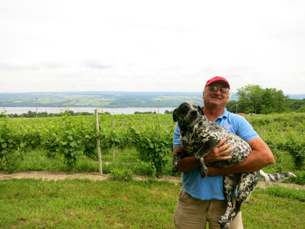 Sayre Fulkerson, owner, Fulkerson Winery and friend, Seneca Lake NY