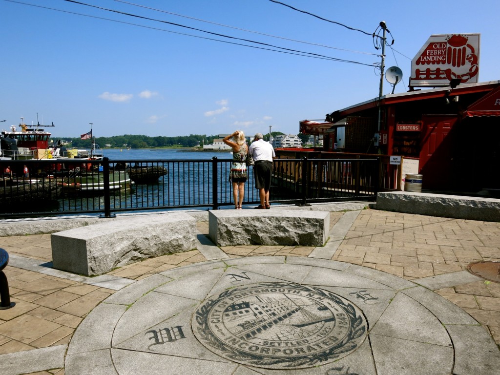 Riverfront walkway Portstmouth NH