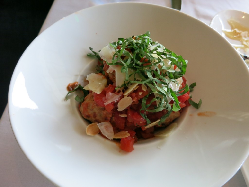 Wood Fired Meatballs at Salt Kitchen and Bar, Wentworth By the Sea, New Castle NH