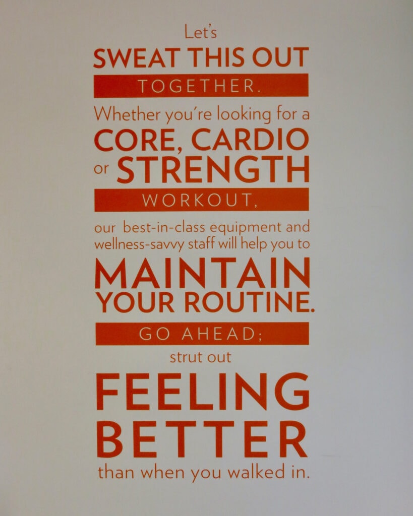 even hotel motivational sign