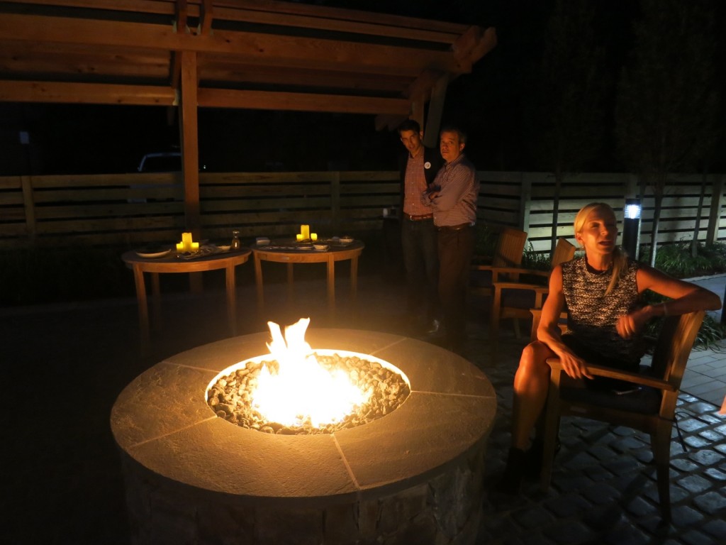 Outdoor garden fire pit - Even Hotel Norwalk CT