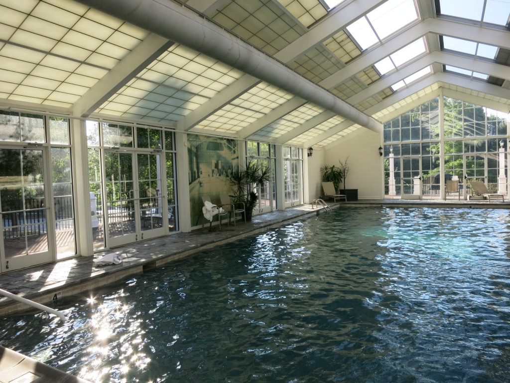 Saltwater Indoor Pool with Retractable Roof; The Martha Hotel