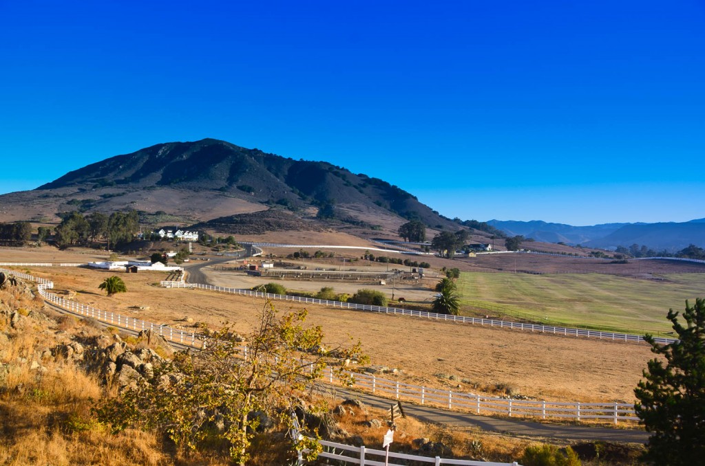 Madonna Mountain, as seen from Room 218.