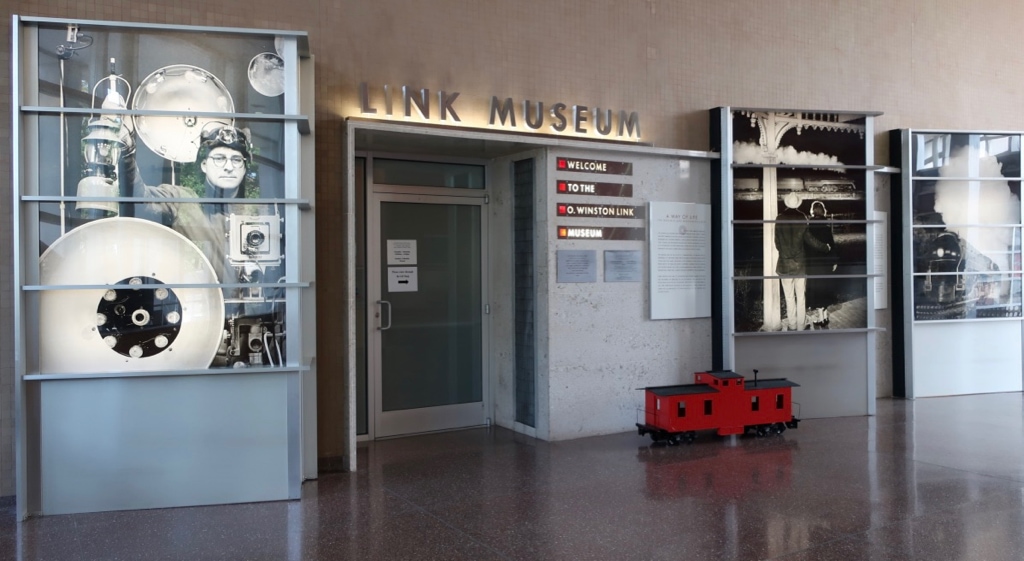 Entrance to O Winston Link Museum Roanoke VA