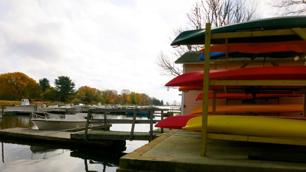 Kayaks at Stonington Marina