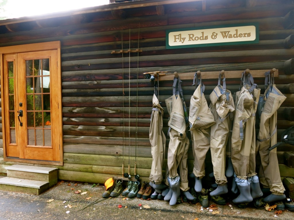 Fly Rods and Waders, Lodge at Glendorn